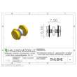 Halling ETH-AXL-090-H0E - Antriebsachse H0e, 9mm Vollrad und Lager