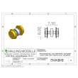 Halling ETH-AXH-080-H0E - Antriebsachse H0E, mit 8mm Haftreifen