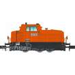 NME 123600 - Rangierdiesellok DHG 500 C RBH, orange, DCC - 446 - Privat