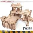 PWork Wargames PWTS00303MDF - MDF Terrain Combat Zone 03