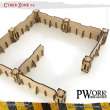 PWork Wargames PWTS00503MDF - MDF Terrain Cyber Zone 03