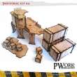 PWork Wargames PWTS00204MDF - MDF Terrain Industrial 04