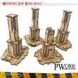 PWork Wargames PWTS00404MDF - MDF Terrain Lost Burg 04