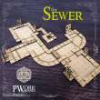 PWork Wargames PWFT00300MDF - MDF RPG Tiles The Sewer