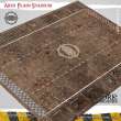 PWork Wargames BB00100N - Neoprene Mat Arid Plain Stadium