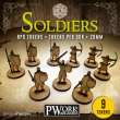 PWork Wargames RPGT0120MDF - RPG TOKENS Soldiers