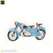 Halling M-395-BL-FM - Puch 175 Motorrad, blau,Fertigmodell