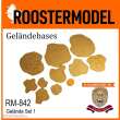 Roostermodel RM-842 - Gelände Bases Set 1