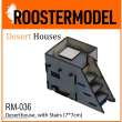 Roostermodel RM-036 - Deserthouse, with Stairs (7*7cm)