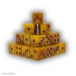 Baron of Dice LOTR-018-SQ - Men of the East Gold Swirl Dice