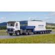 Kibri 13057 - Spur H0 MB ACTROS Begleittransporter zum LG 1550 BREUER & WASEL