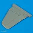 Quickboost QB72 131 - Junkers Ju 88G correct tail fin für Zvezda Bausatz