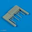 Quickboost QB72 389 - Bf 109E gun barrels for Airfix