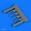 Quickboost QB72 625 - 1:72 Bf 109G-6 piston rods with undercarriage legs locks for Tamiya