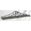 Hack Brücken 16502 - Zügelgurtbrücke 73,5 cm 2-gleisig, grün - Typ Z75-g