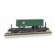 Bachmann 16752 - B&O® 52ft flat car w/Railway Express Agency 35ft Trailer