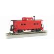 Bachmann 16806 - Painted, Unlettered, Red - NE Steel Caboose (HO Scale)