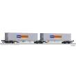 Tillig 18068 - Containertragwagen HUPAC AG (CH)