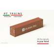 PT Trains 190004 - Container 40’HC BLUESKY (BSIU9199966) 100,000th TEU