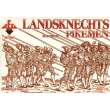 Red Box RB72058 - Landsknechts (Pikemen), 16th century in 1:72