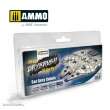 AMMO by MIG Jimenez A.MIG-7300 - DRYBRUSH Set Grey Colors