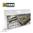 AMMO by MIG Jimenez A.MIG-7301 - DRYBRUSH Set Green Colors