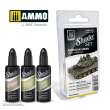 AMMO by MIG Jimenez A.MIG-7322 - SHADER Set American Green