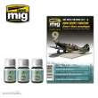 AMMO by MIG Jimenez A.MIG-7422 - WWII Soviet Fighters (Green & Black Camouflages)