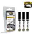 AMMO by MIG Jimenez A.MIG-7508 - Bare Metal Colors OILBRUSHER SET