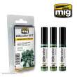 AMMO by MIG Jimenez A.MIG-7509 - Mechas Green Tones OILBRUSHER SET