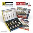 AMMO by MIG Jimenez A.MIG-7902 - SOLUTION BOX MINI 19 - WWII German D.A.K. Vehicles