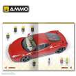 AMMO by MIG Jimenez A,MIG-7904 - SOLUTION BOX MINI 24 - How to Paint and Lacquer Scale Cars - COBRA MOTOR PAINTS