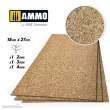 AMMO by MIG Jimenez A.MIG-8842 - CREATE CORK Medium Grain Mix (2mm, 3mm and 4mm) - 1 pc. Each Size