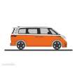 Rietze 21916 - Volkswagen ID. Buzz People candy weiß/orange metallic 1:87