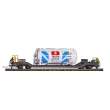 Bemo 2289141 - RhB Sb-v 7721 Tragwagen mit Streusalz-Container ´Taufix´