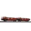 Liliput 230113 - Schotterwagen-Set, beladen mi