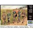 Master Box Ltd. MB35158 - British and German soldiers,Somme Battle in 1:35