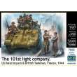 Master Box Ltd. MB35164 - 101th light company.US paratroopers and British tankmen in 1:35