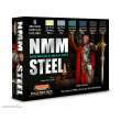 Lifecolor CS54 - NMM - Non Metallic Metal - Set 2 STEEL 6 x 22 ml