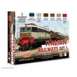 Lifecolor XS13 - Italian Railways Set # 1 6 x 22 ml