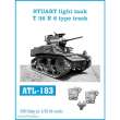 Friulmodel ATL-183 - Tracks for STUART light tank T 36 E 6 type track