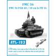 Friulmodel ATL-193 - Tracks for FCM 36 / FCM 36 PAK 40 / 10 cm le FH 16