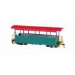 Bachmann 26001 - Green w/ Red Roof - Excursion Car