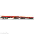 Liliput 260202 - 2-tlg. Set, 6-achs. Schwerlastwg., DB AG, Samms-u 454, rot/schwarz, Ep.V