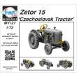 Planet Models 129-MV127 - Zetor 15 Czechoslovak Tractor in 1:72