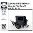 Planet Models MV131 - 1:72 Elektrischer Generator 8kw für Flak Sw-36) mit Sd.Ah.51 1/72