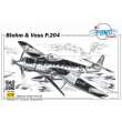 Planet Models 129-PLT026 - Blohm & Voss BV P.204 in 1:72