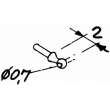 Weinert 2712 - Griffstangenhalter kurz (0)