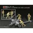 Hobby Fan HF707 - 1:35 WWII U.S. Marines gun crew(set 1 4 fig.)