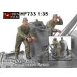 Hobby Fan HF733 - 1:35 Bussing-NAG 4500A 3t crane repair crew-2 Figures